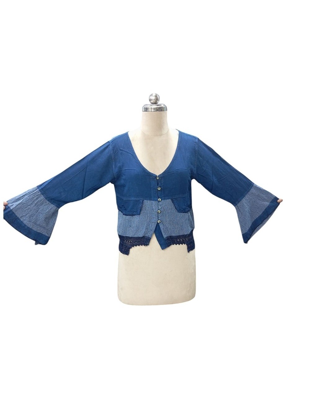 PE-21 : Flare Sleeves Top