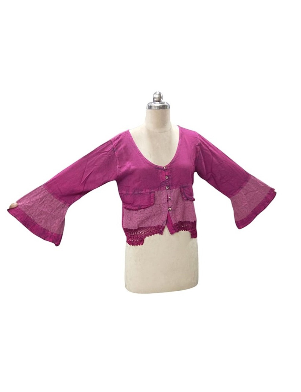 PE-21 : Flare Sleeves Top