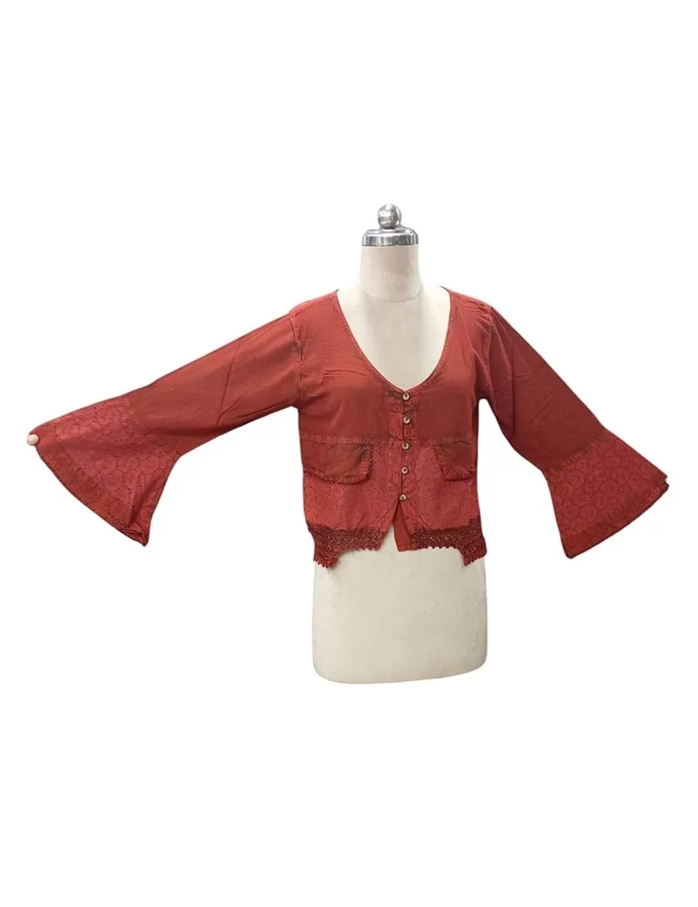 PE-21 : Flare Sleeves Top
