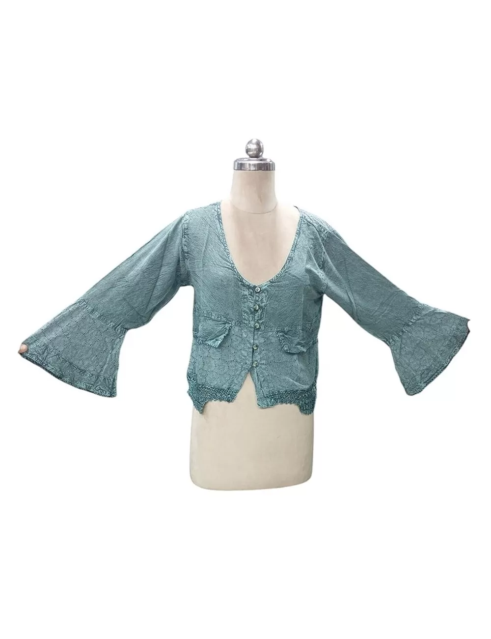PE-21 : Flare Sleeves Top
