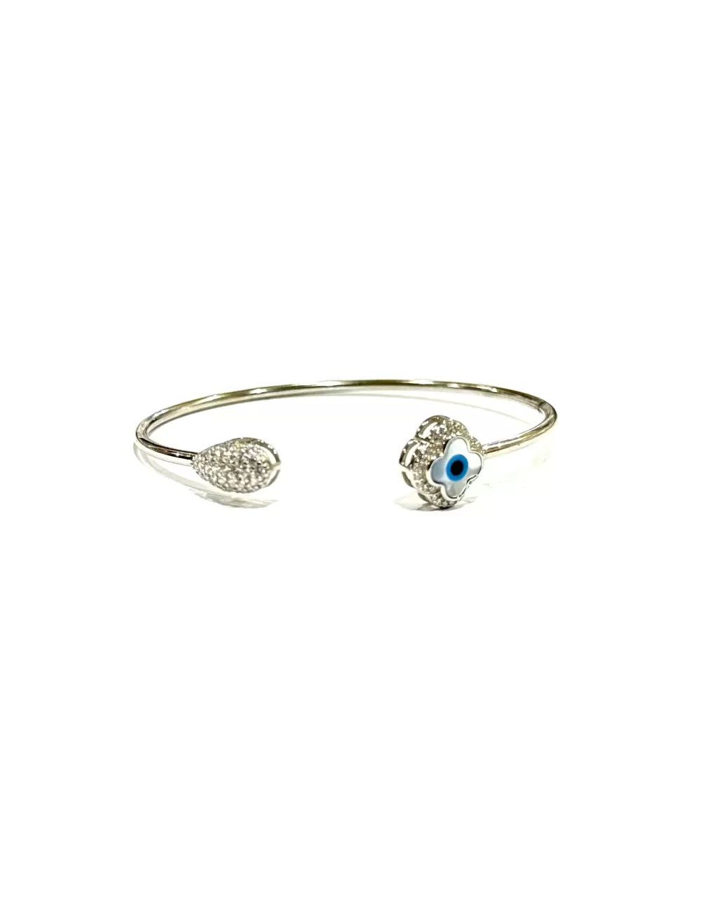Evil Eye in Flower Bracelet