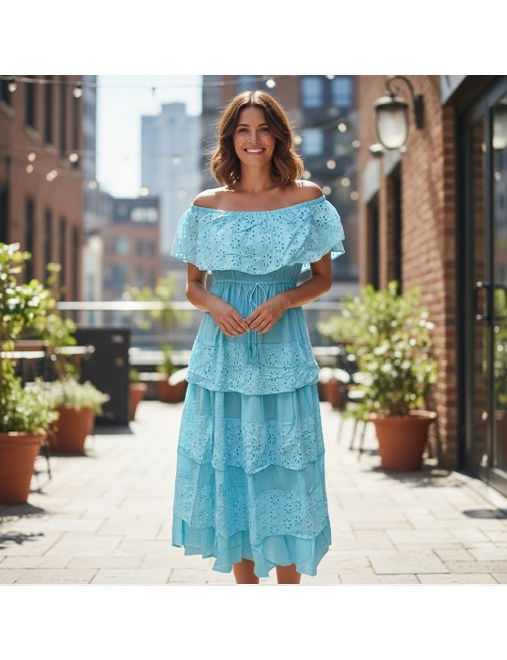 H-14 : Layered Maxi Dress