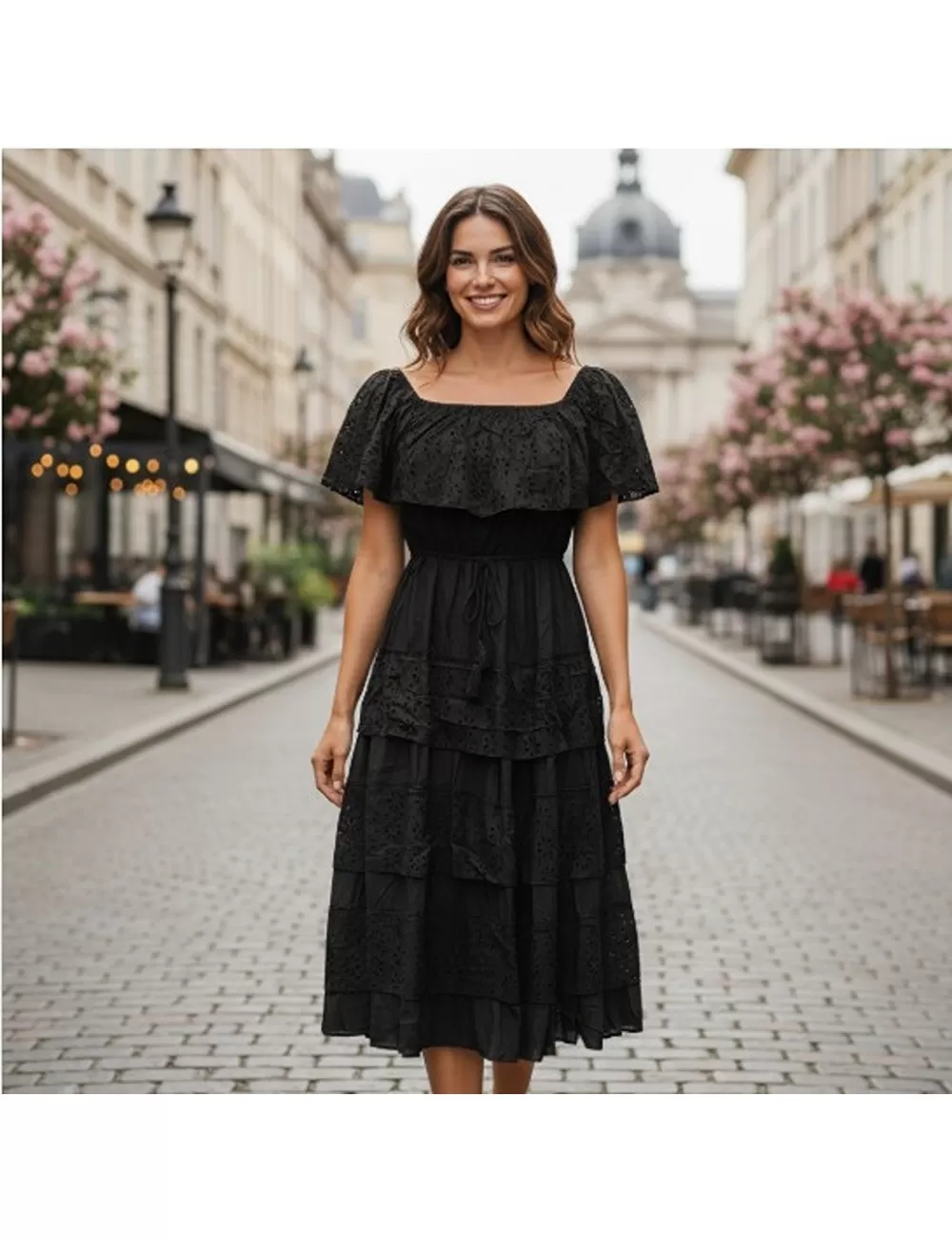H-14 : Layered Maxi Dress