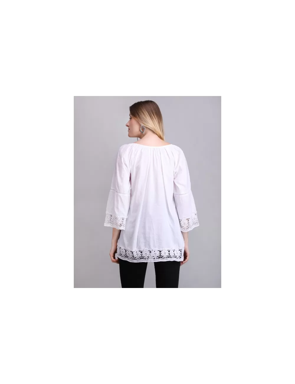 M-15 : Cotton Lace Top