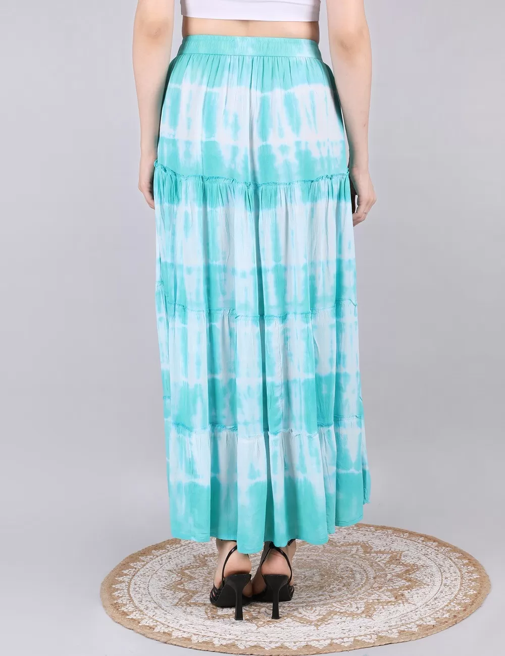 SSO-04 : Tie Dye Maxi Skirt