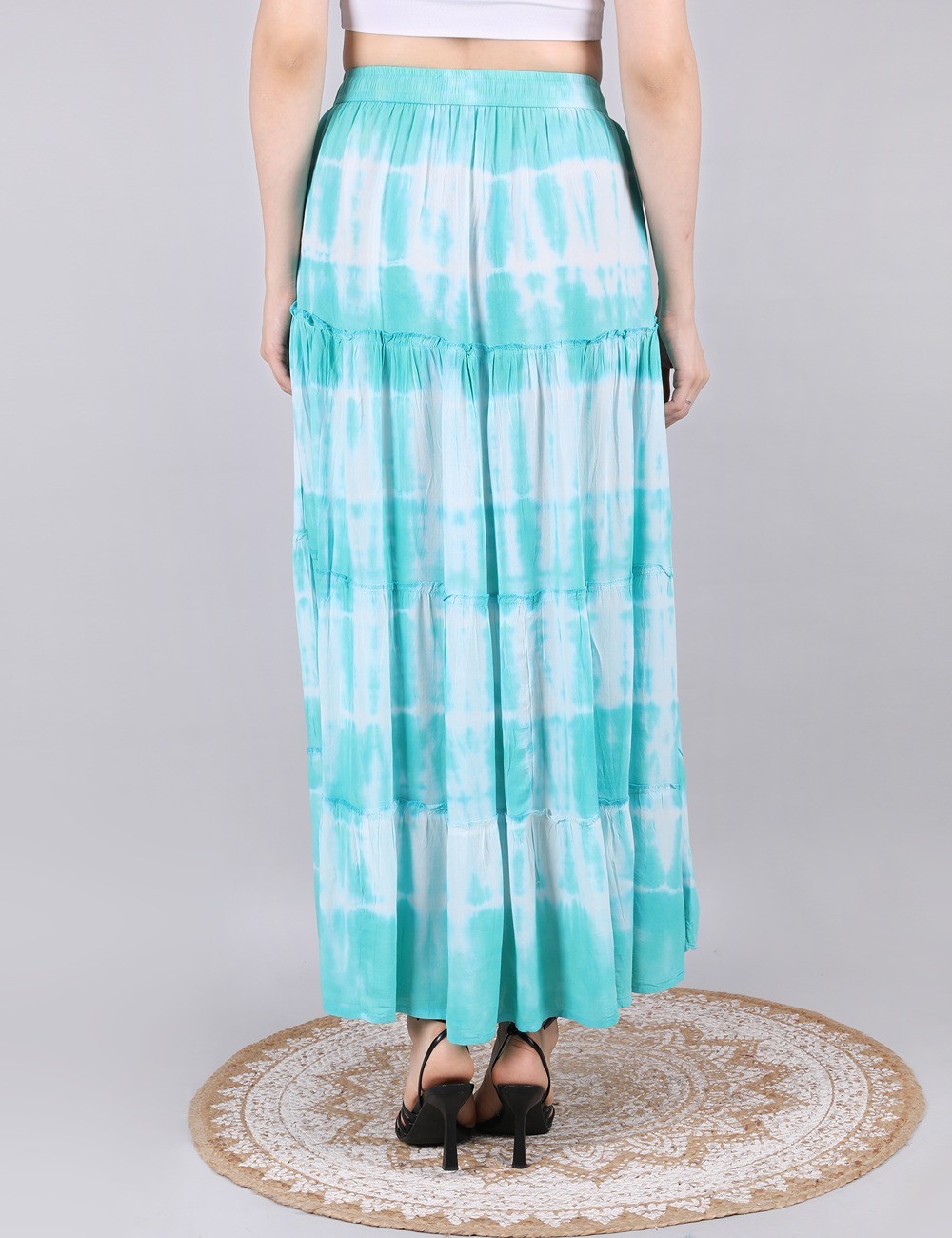 SSO-04 : Tie Dye Maxi Skirt