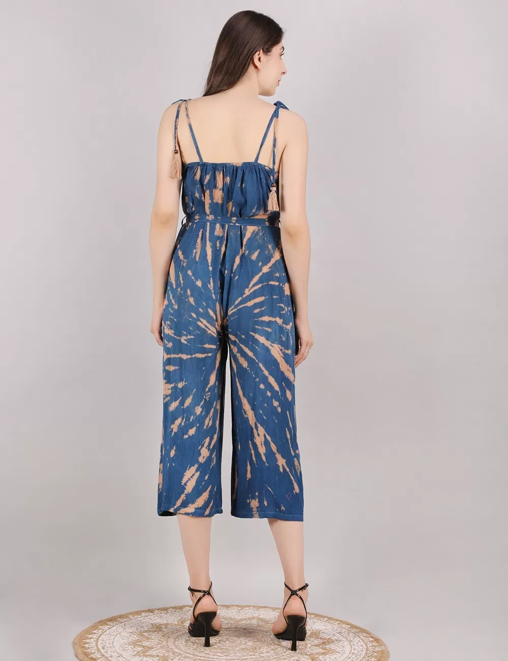 SSO-09 : Tie Dye Cami Overalls