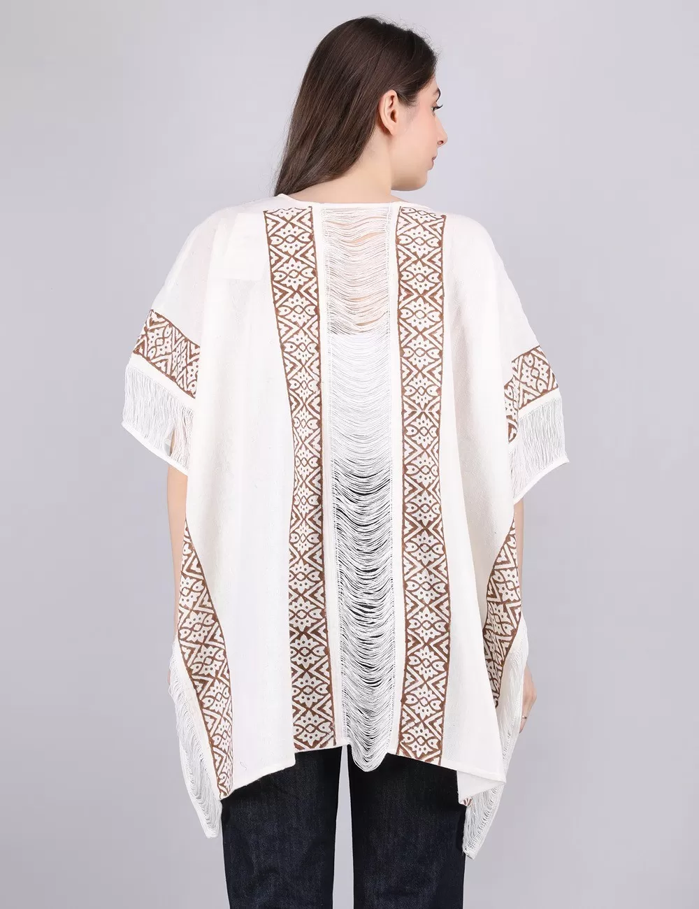 ME-01 : Hand Block Print Poncho
