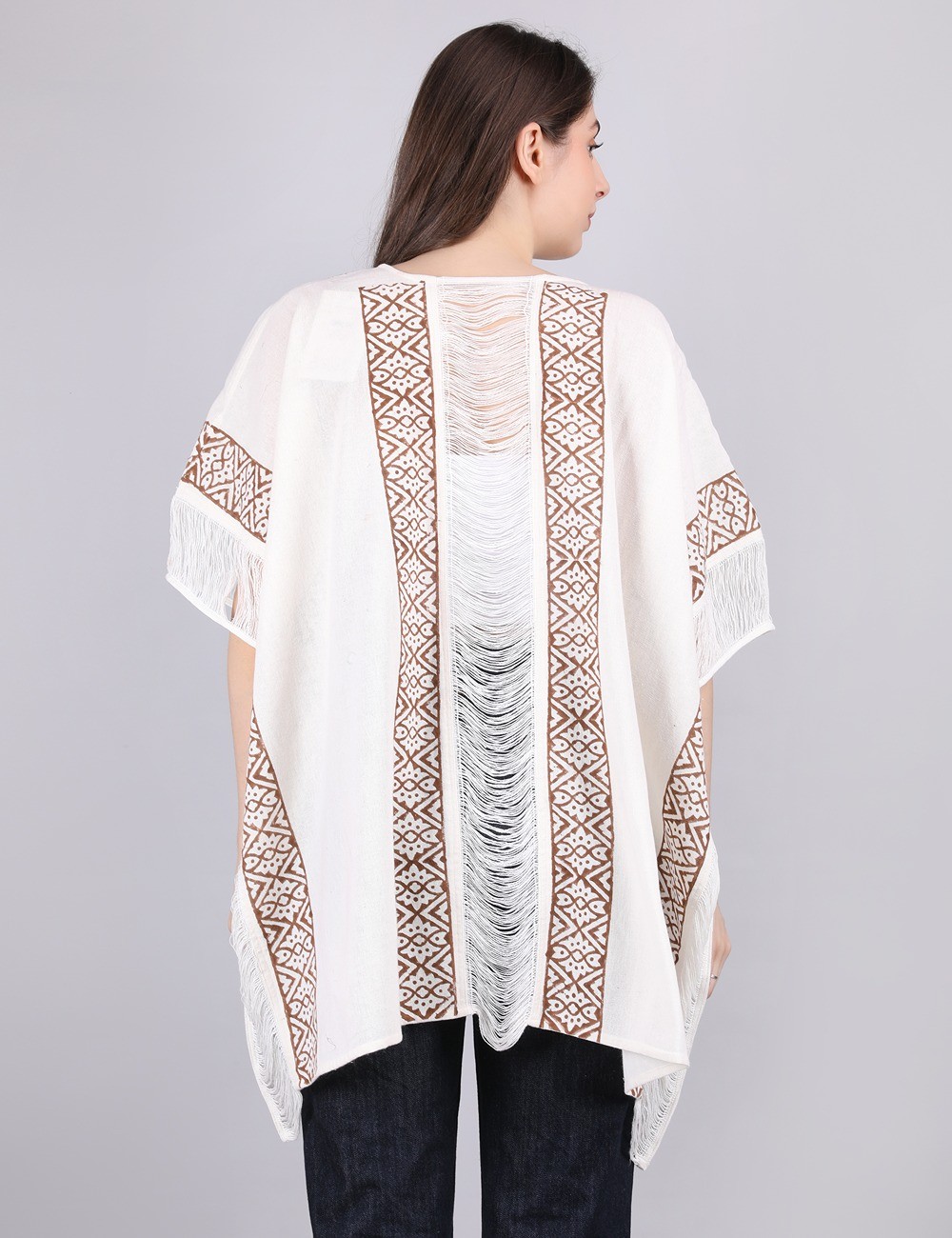 ME-01 : Hand Block Print Poncho