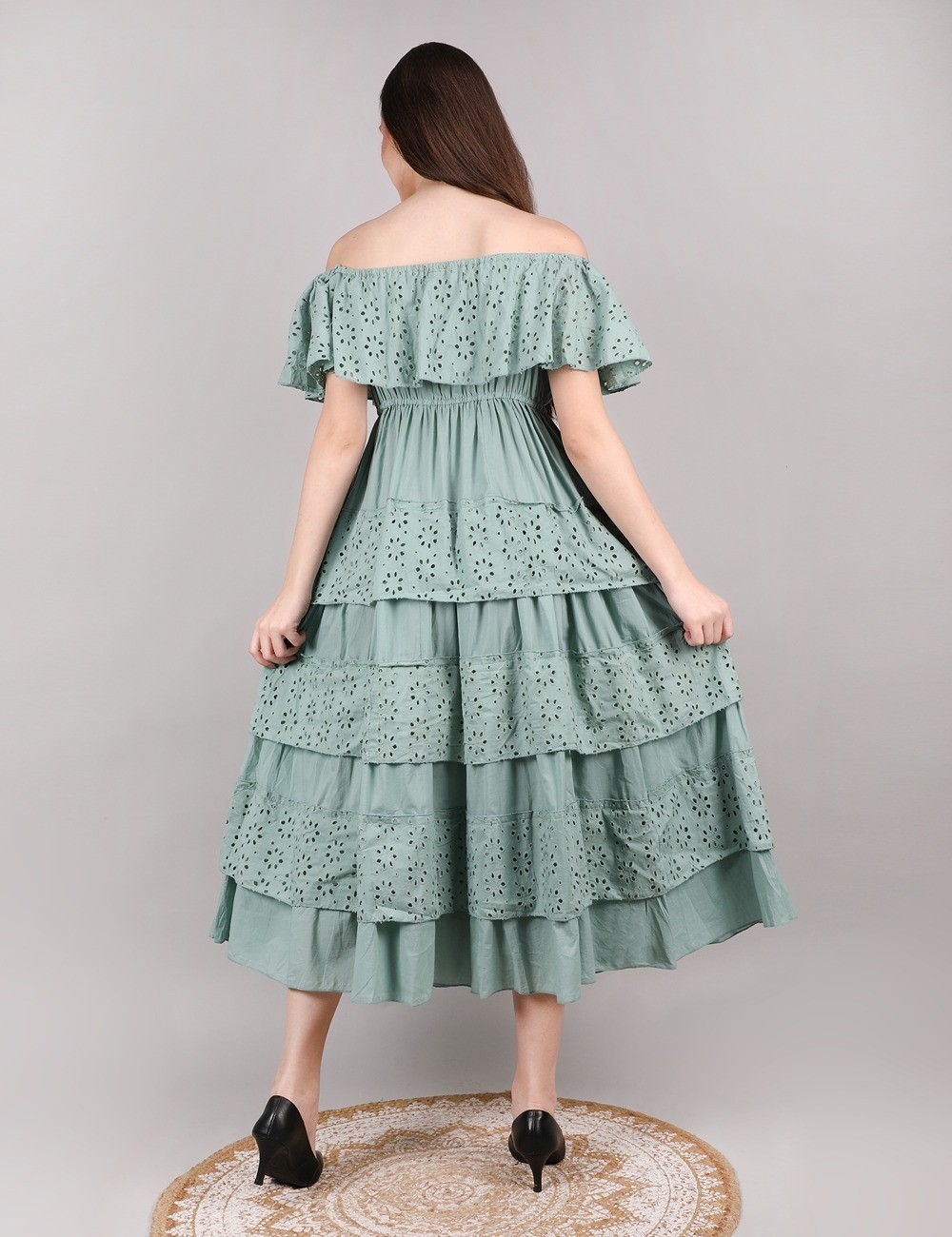 H-14 : Layered Maxi Dress