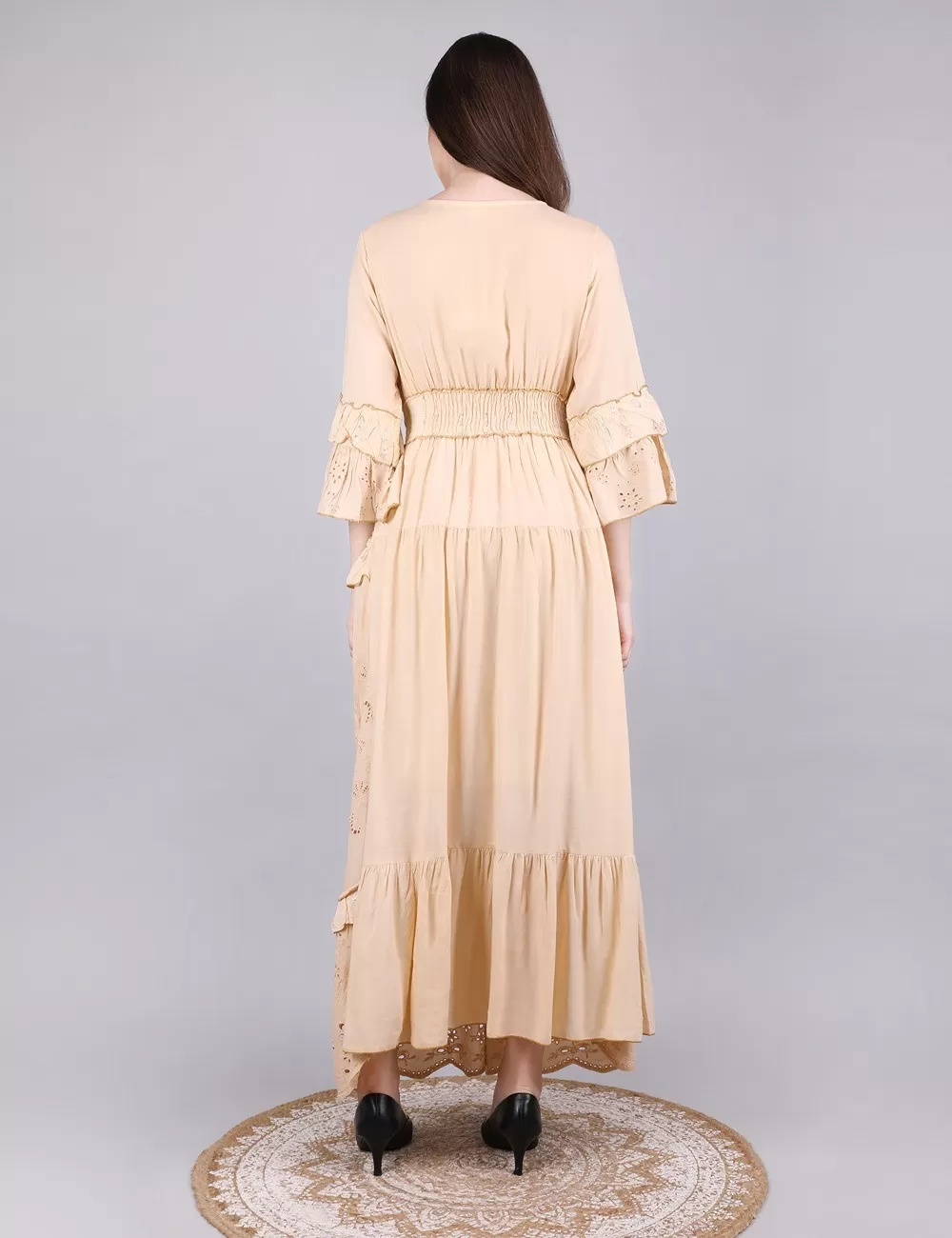 GE-09 : Embroidered Maxi Dress
