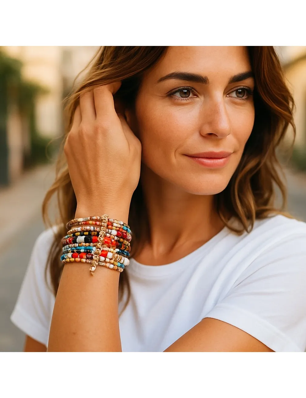 KBG-1 : Colourful Cuff Bracelet