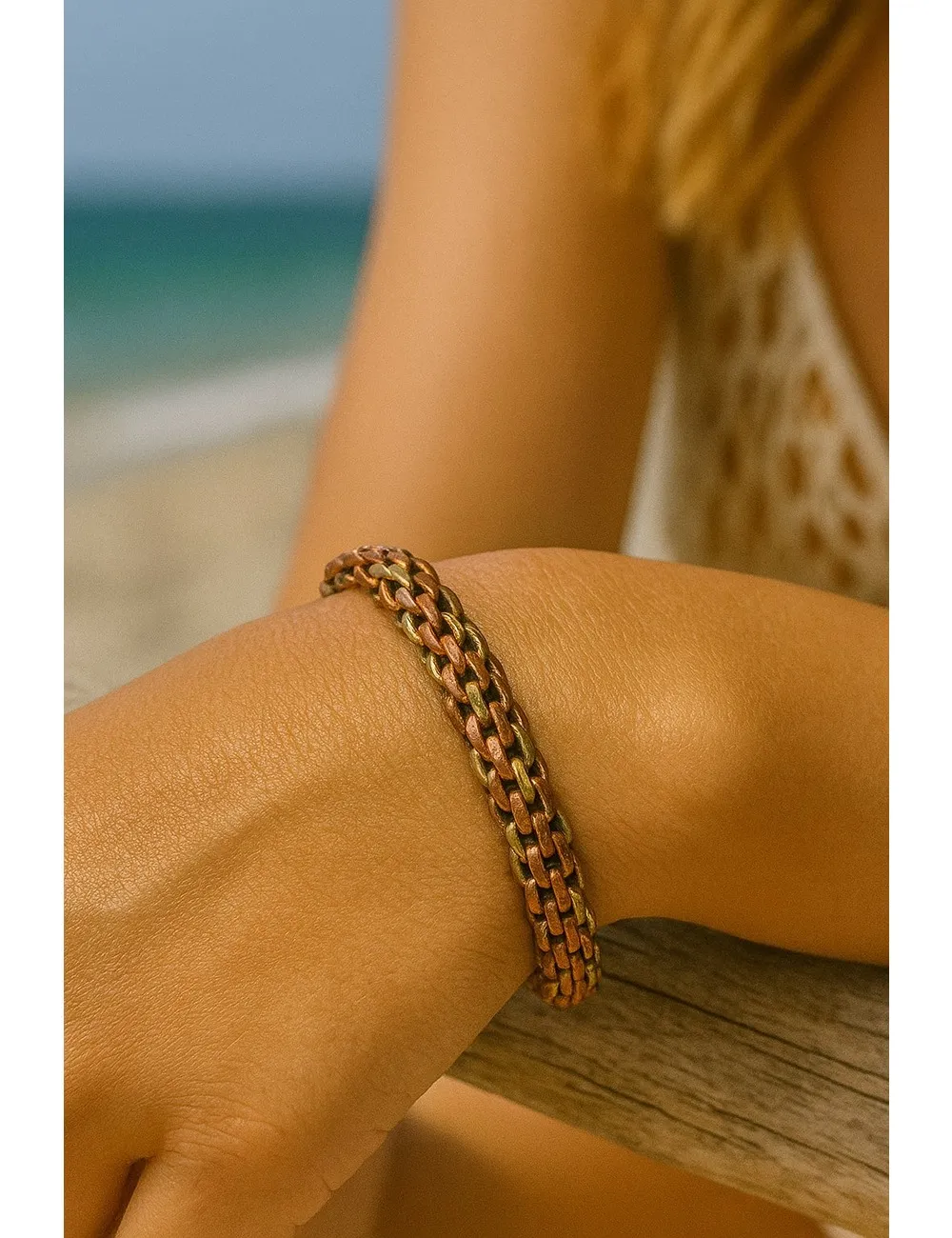 KBA-38 : Copper Magnetic Bracelet