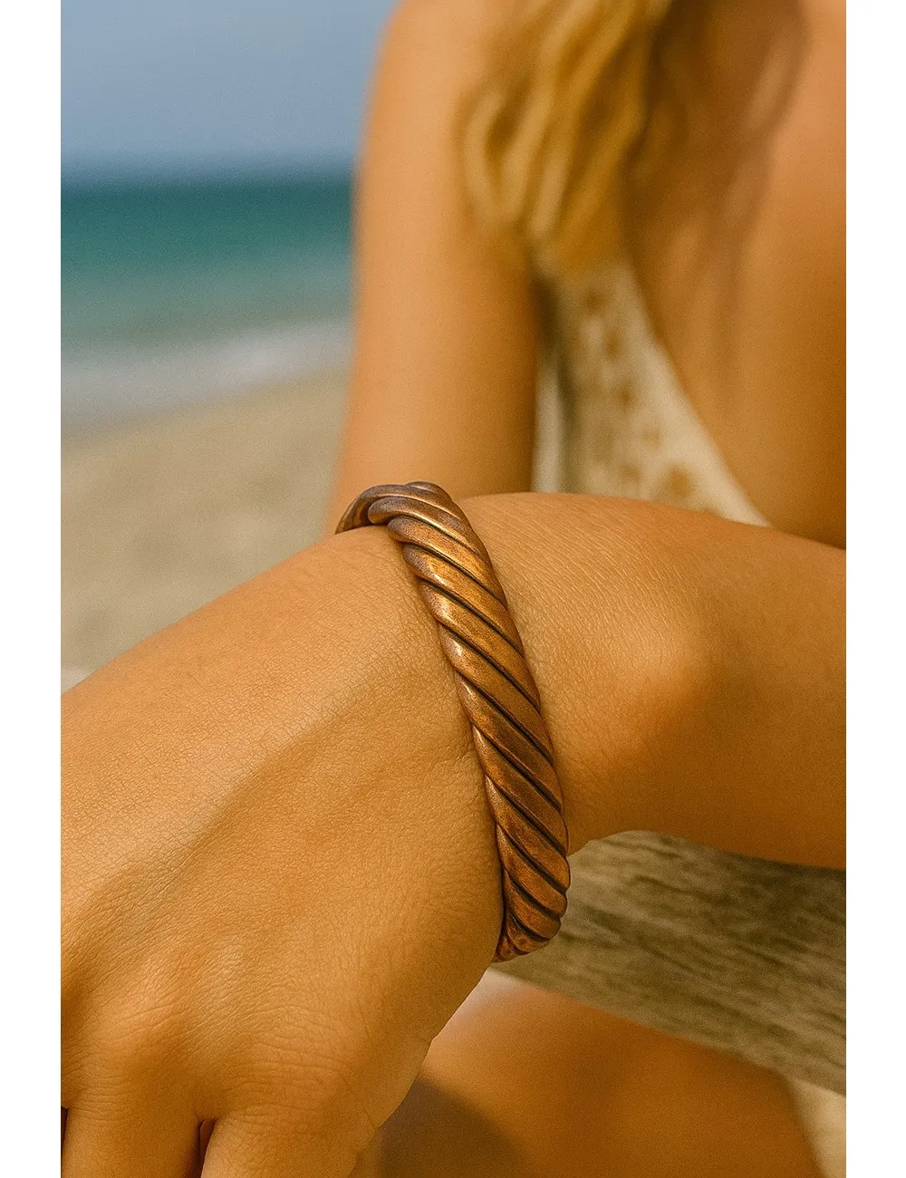 GBA-142 : Copper Magnetic Bracelet