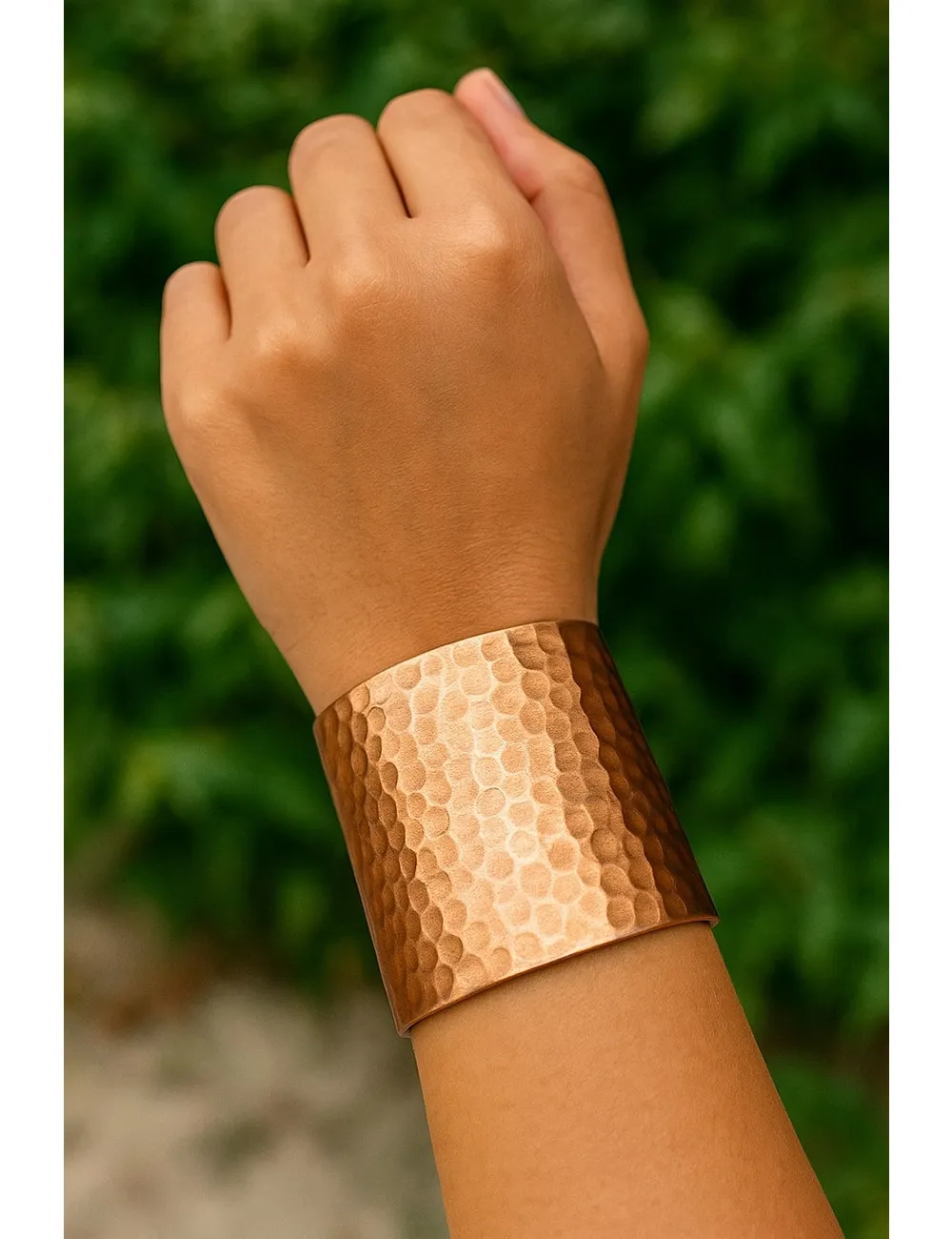 Copper Cuff Broad Bracelet