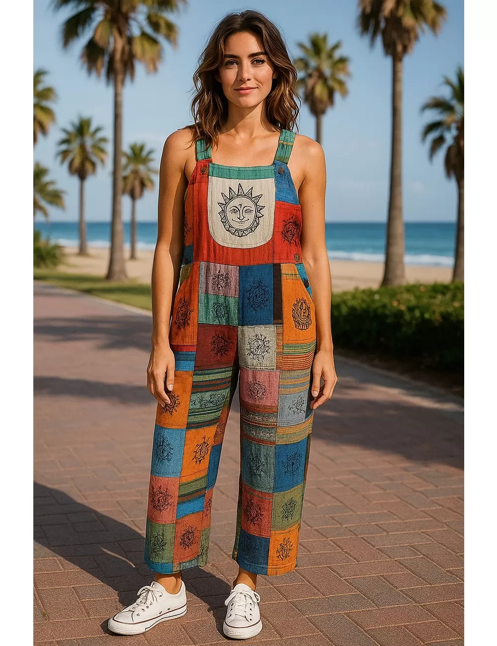 SF-17 : Patchwork Dungarees