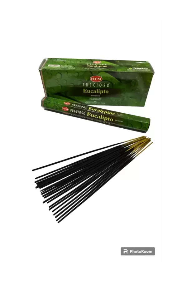 HEM Incense - Hex Precioso Eucalipto - 6 Packets - Each BOX of 20 sticks