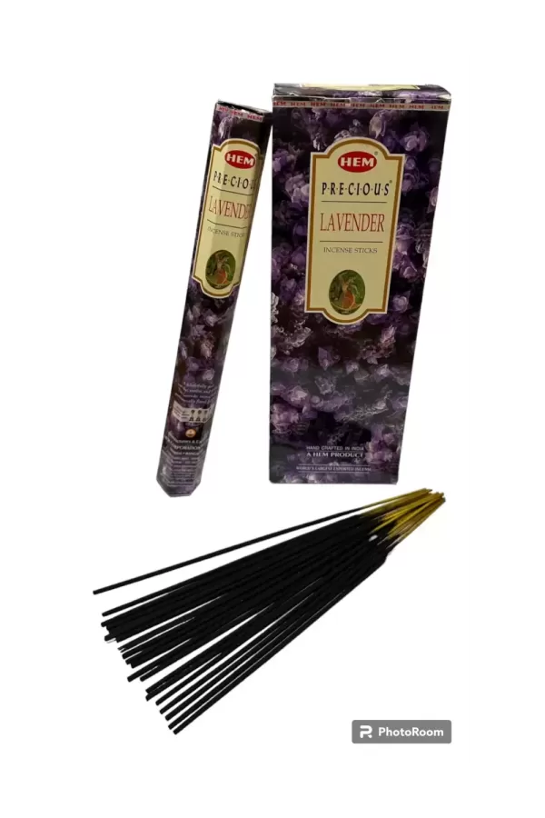 HEM Incense - Hex Precious Lavendar - 6 Packets - Each BOX of 20 sticks