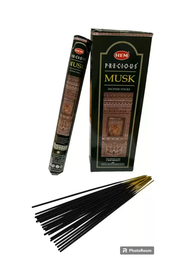 HEM Incense - Hex Precious Musk - 6 Packets - Each BOX of 20 sticks
