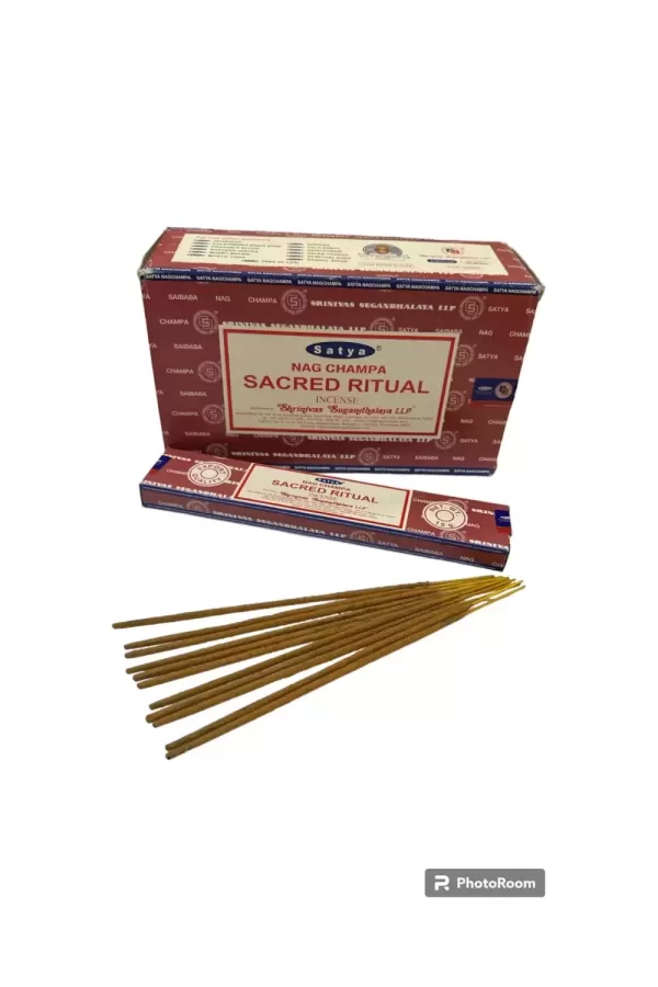 Satya - Nag Champa Sacred Ritual Incense - 12 Packets Of 15 gms Each