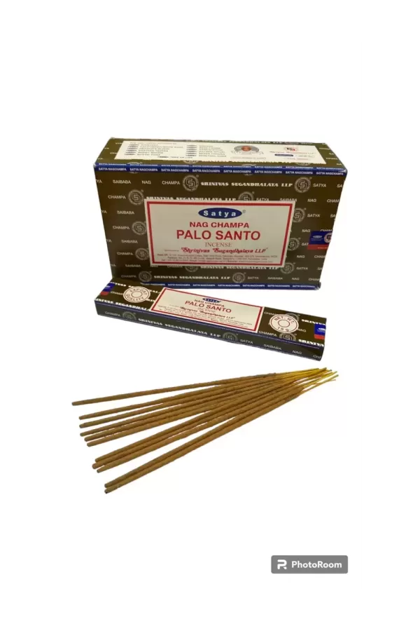 Satya - Nag Champa Palo Santo Incense - 12 Packets Of 15 gms Each