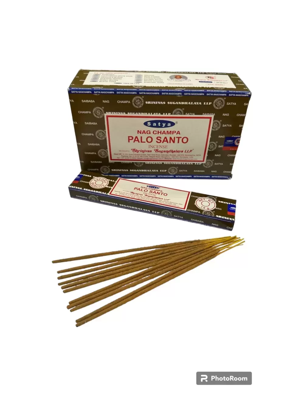 Satya - Nag Champa Palo Santo Incense - 12 Packets Of 15 gms Each