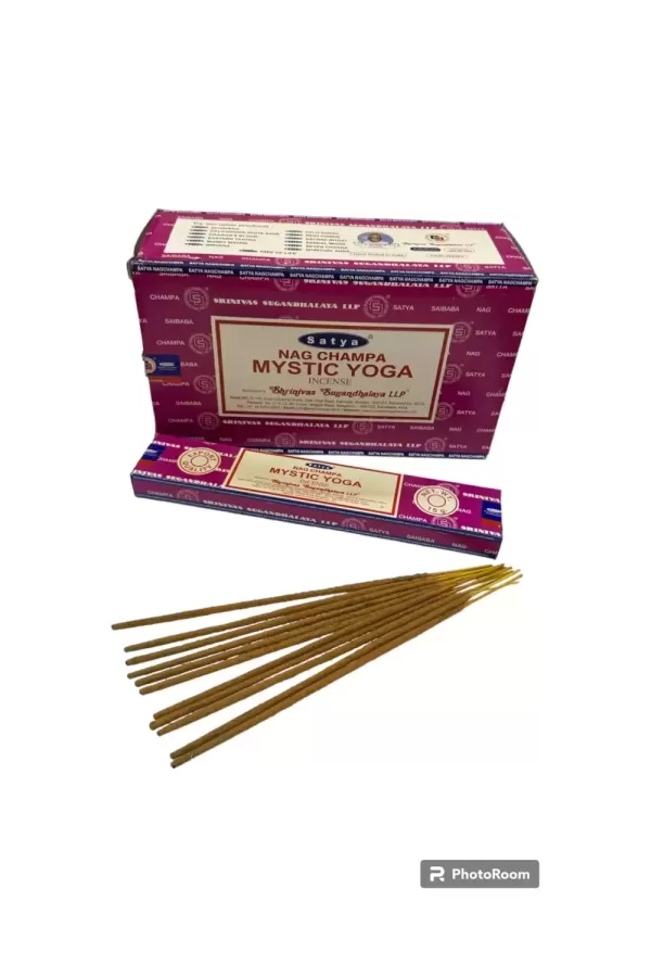 Satya - Nag Champa Mystic Yoga Incense - 12 Packets Of 15 gms Each