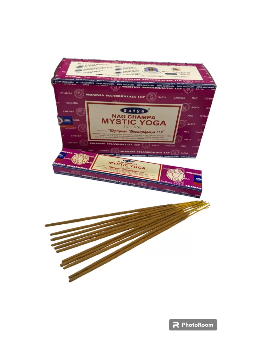 Satya - Nag Champa Mystic Yoga Incense - 12 Packets Of 15 gms Each