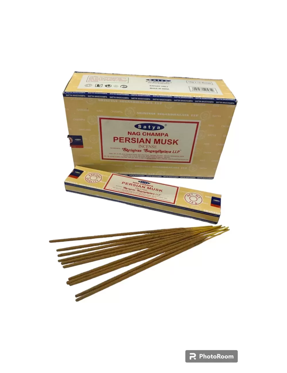 Satya - Nag Champa Persian Musk Incense - 12 Packets Of 15 gms Each