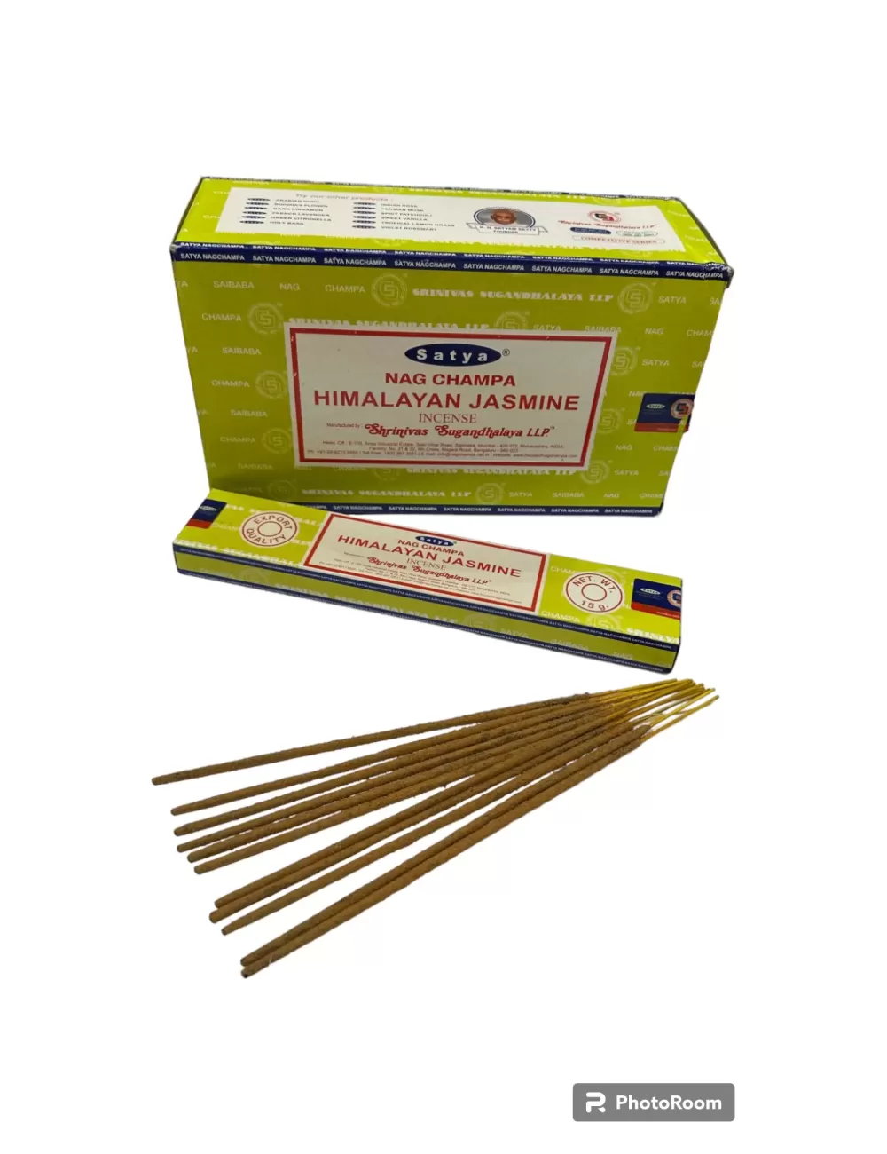 Satya - Nag Champa Himalayan Jasmine Incense - 12 Packets Of 15 gms Each