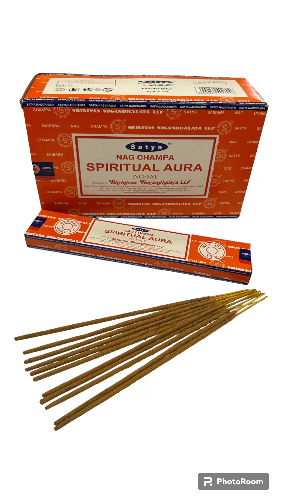 Satya - Nag Champa Himalayan Jasmine Incense - 12 Packets Of 15 gms Each