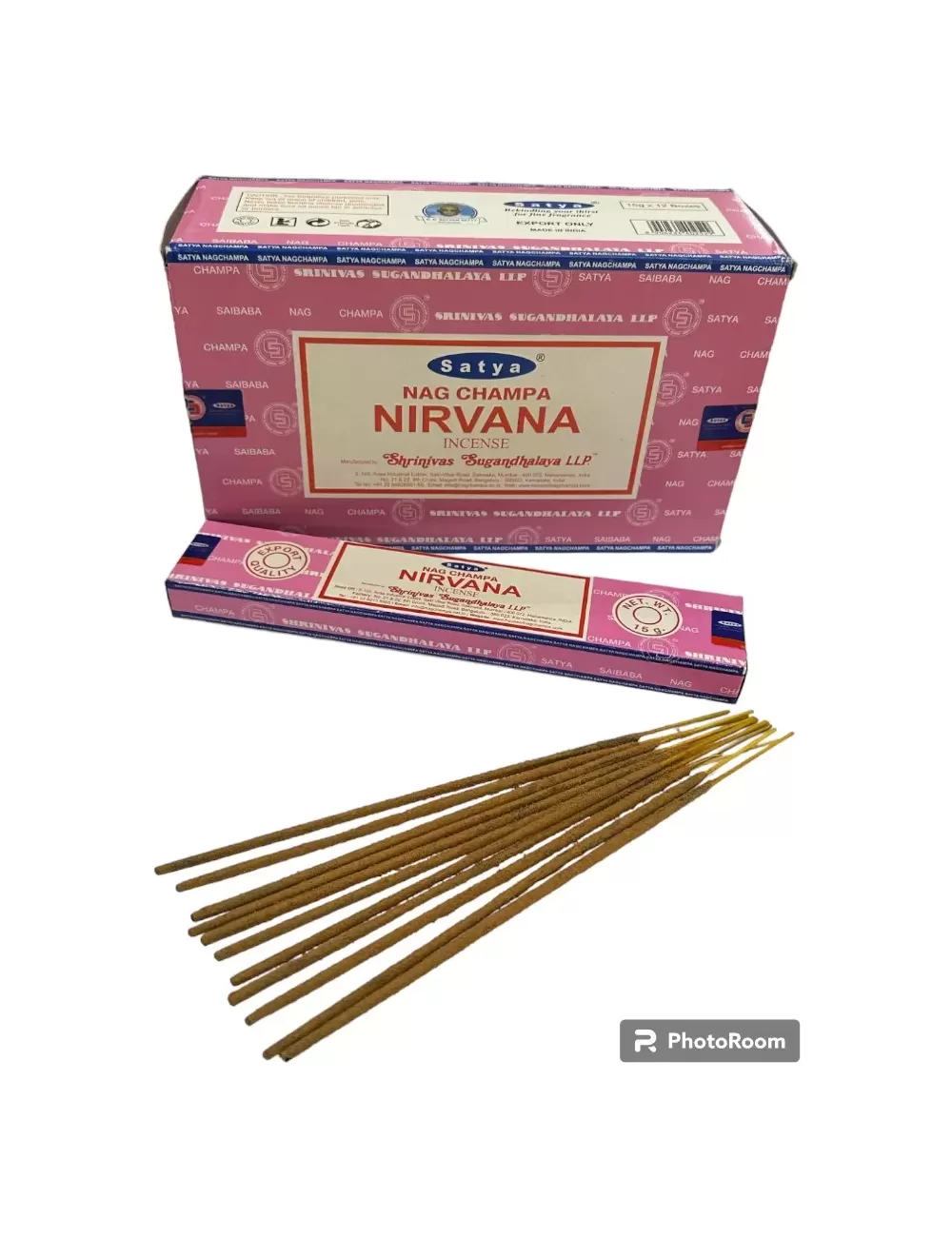 Satya - Nag Champa Nirvana Incense - 12 Packets Of 15 gms Each