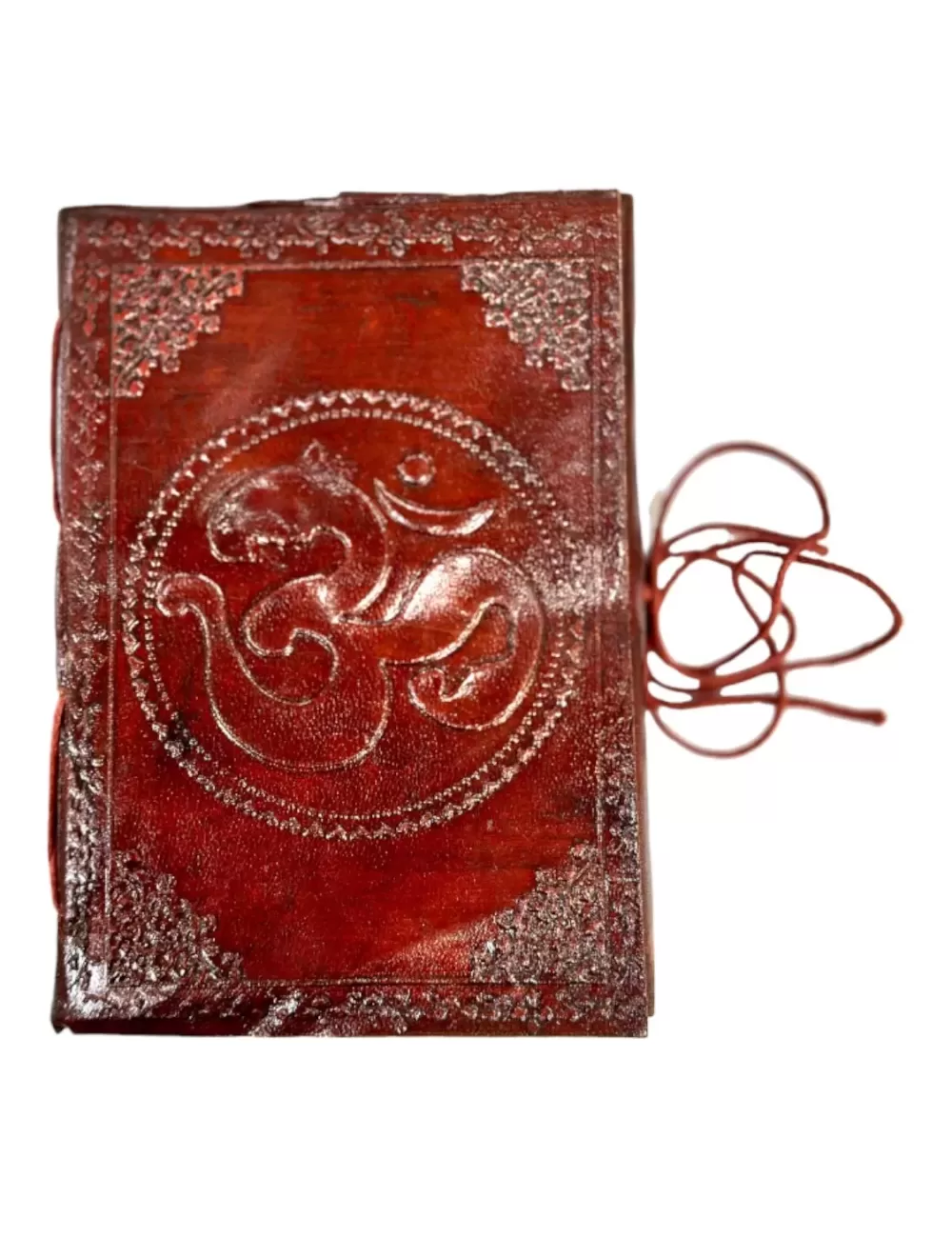 RLD-10 : Embossed Leather Tie-Up Diary : 15X20 cms
