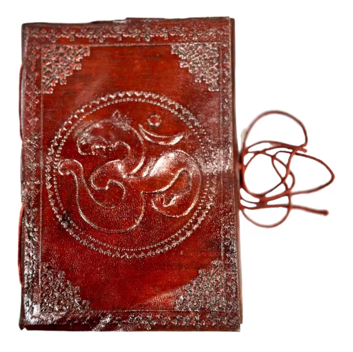 RLD-10 : Embossed Leather Tie-Up Diary : 15X20 cms