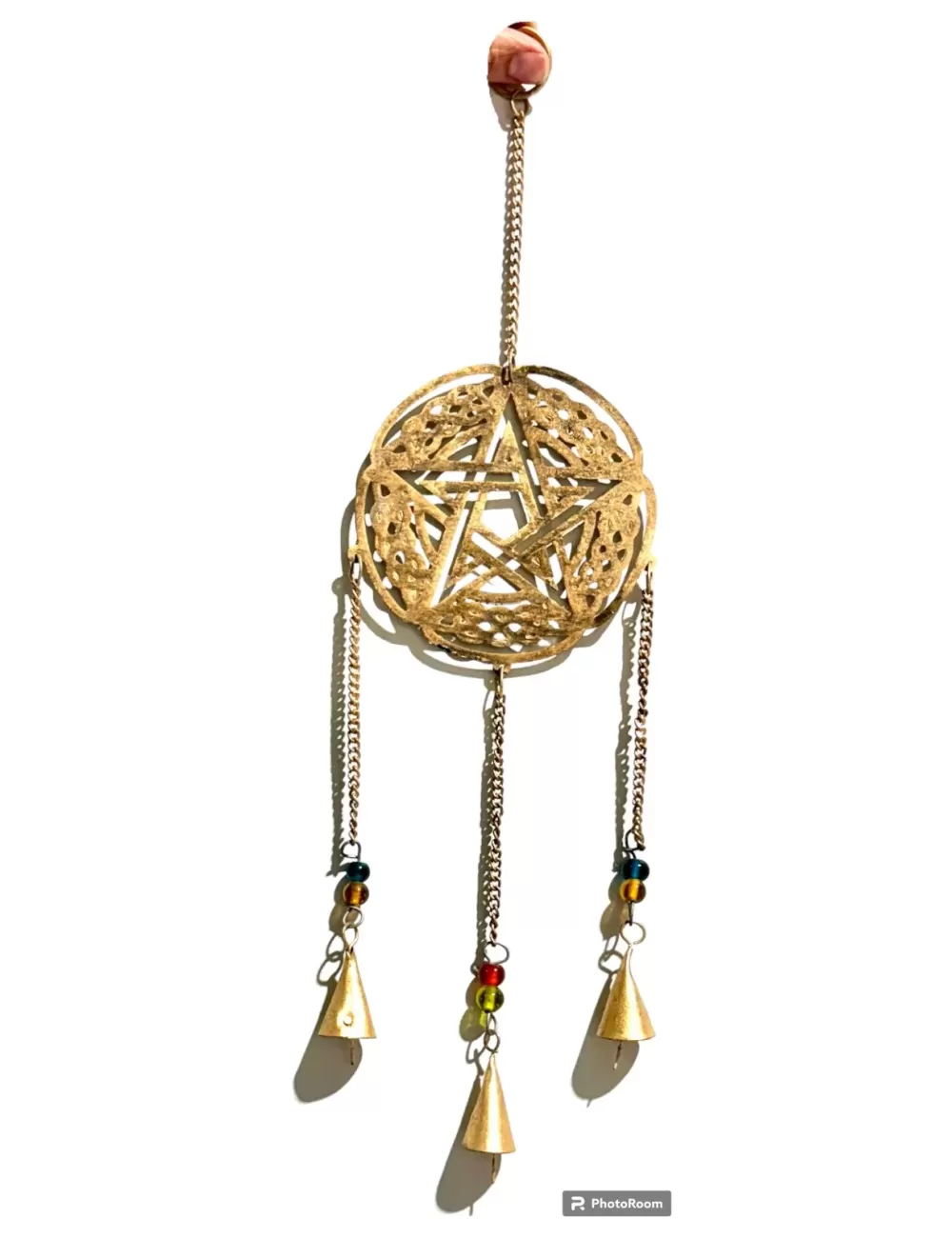 SH-6 : Celtic Pentagram Bells Hanging