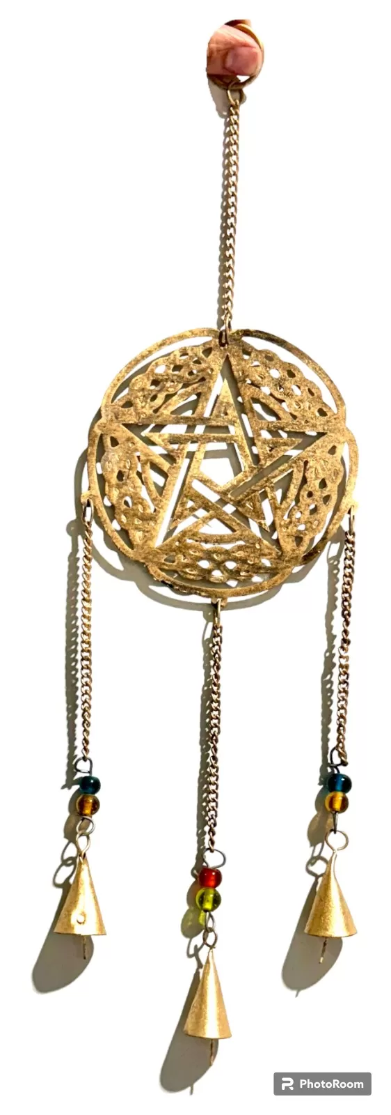 SH-6 : Celtic Pentagram Bells Hanging