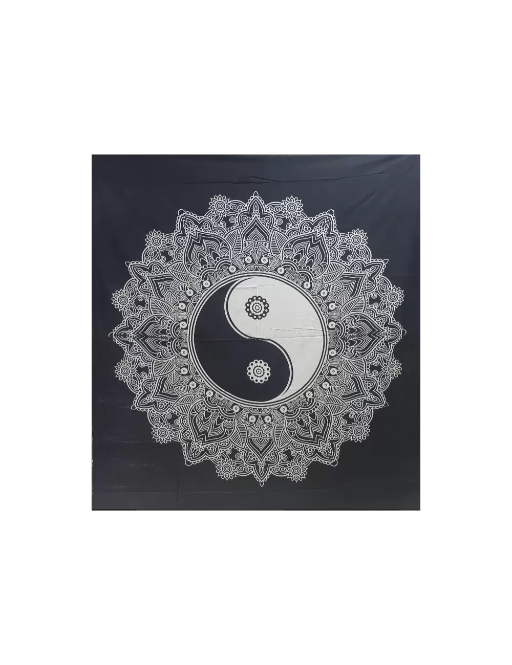 Black & White Ying Yang Single Bedsheet