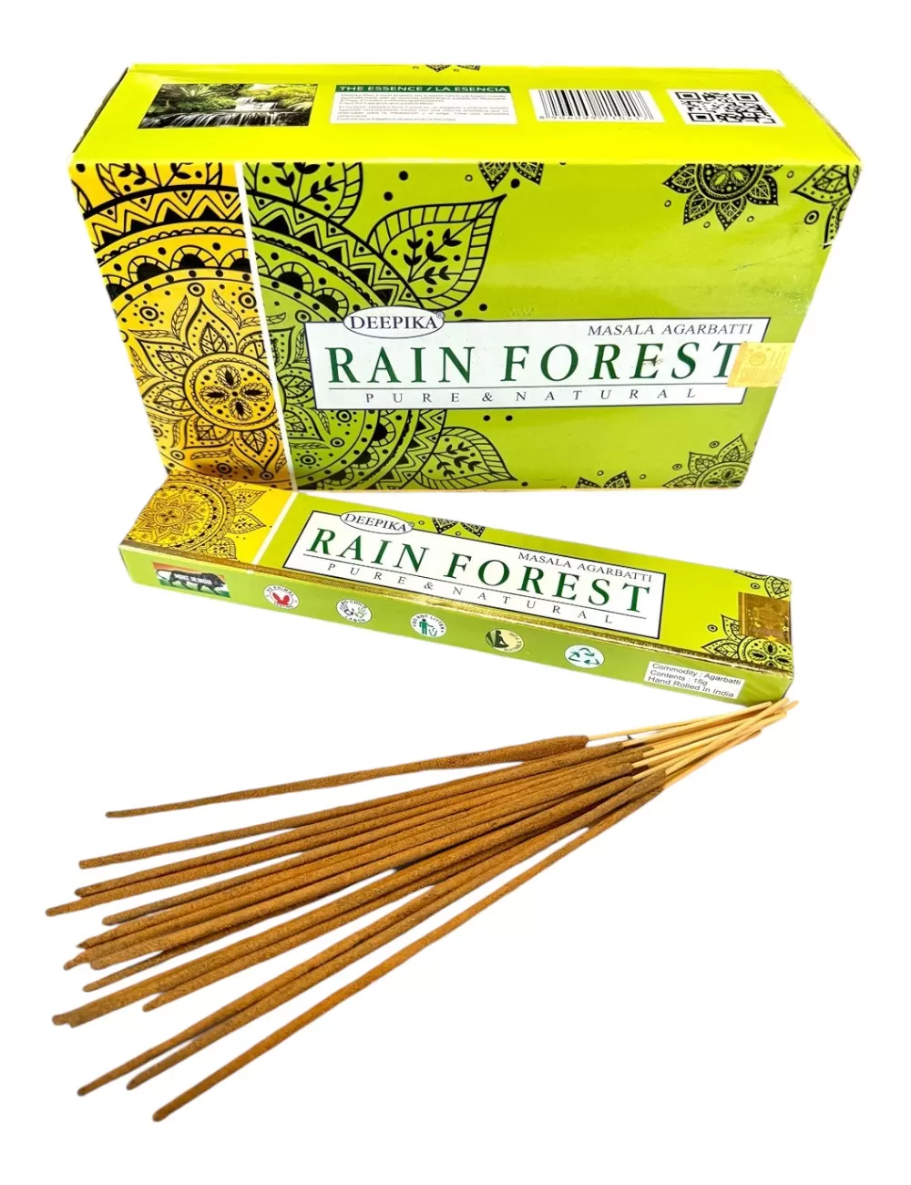 Deepika - Rain Forest Incense - 12 Packets Of 15 gms Each
