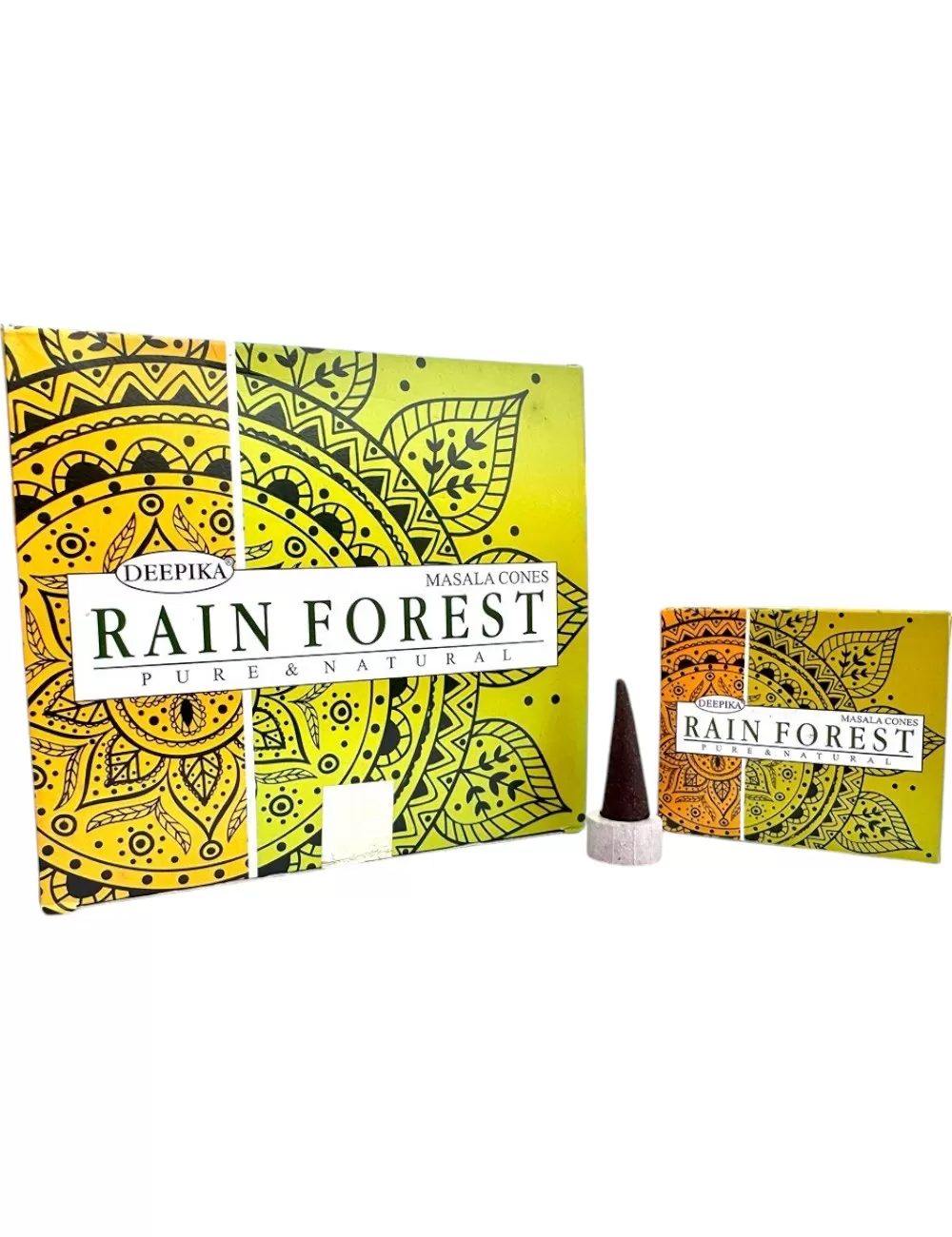 DC-7 : Deepika Rainforest Masala Cones - 8 Packets Of 10 Cones  and 1 Stand Each