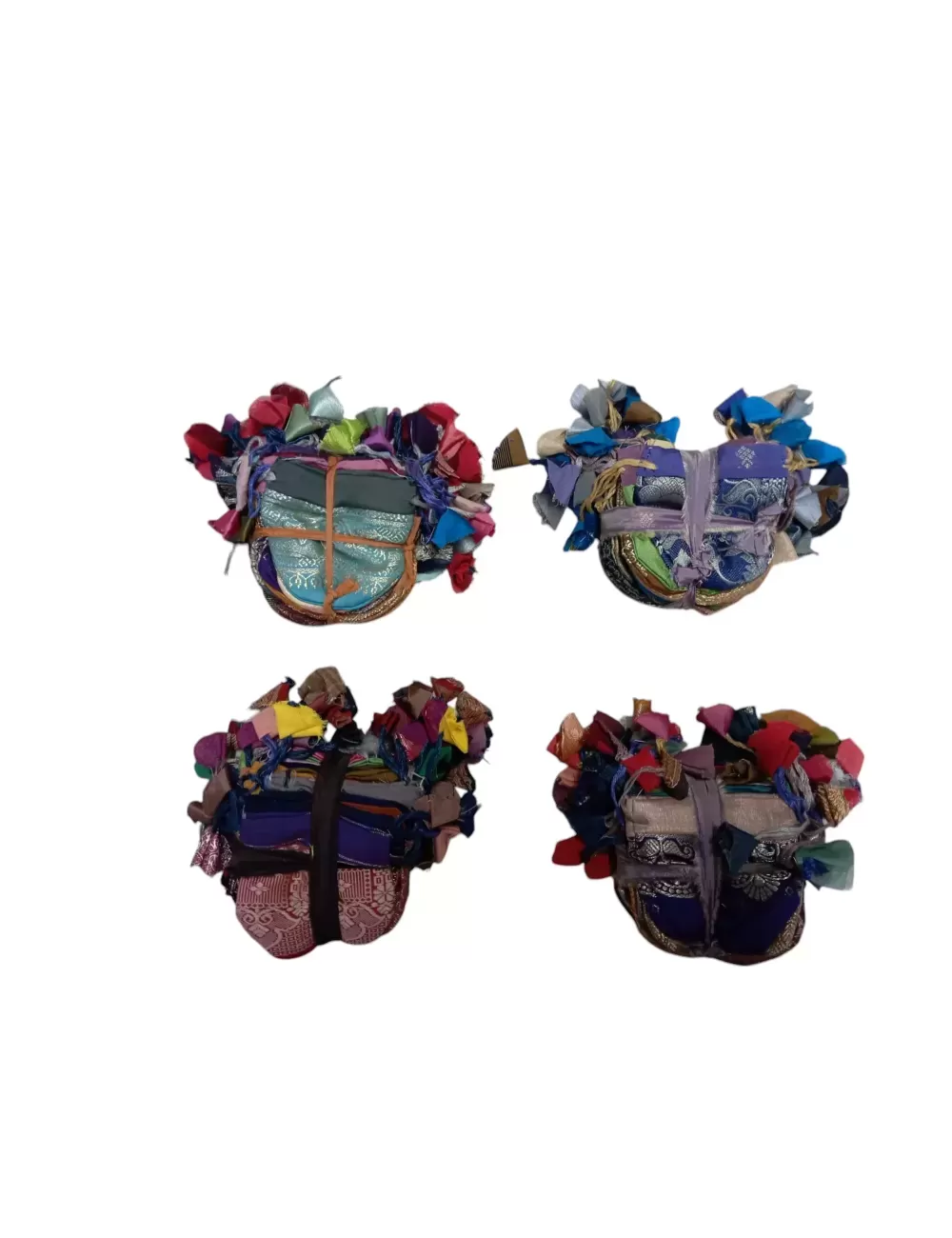 B-182: Silk Jewellery Pouch - Pack of 100 - Size : XS