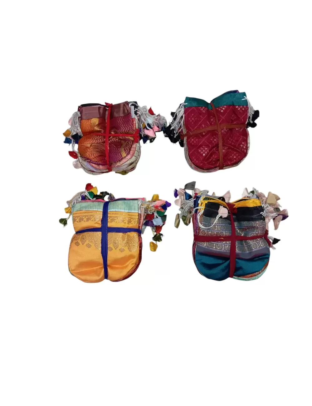 B-184: Silk Jewellery Pouch - Pack of 100 - Size : Medium