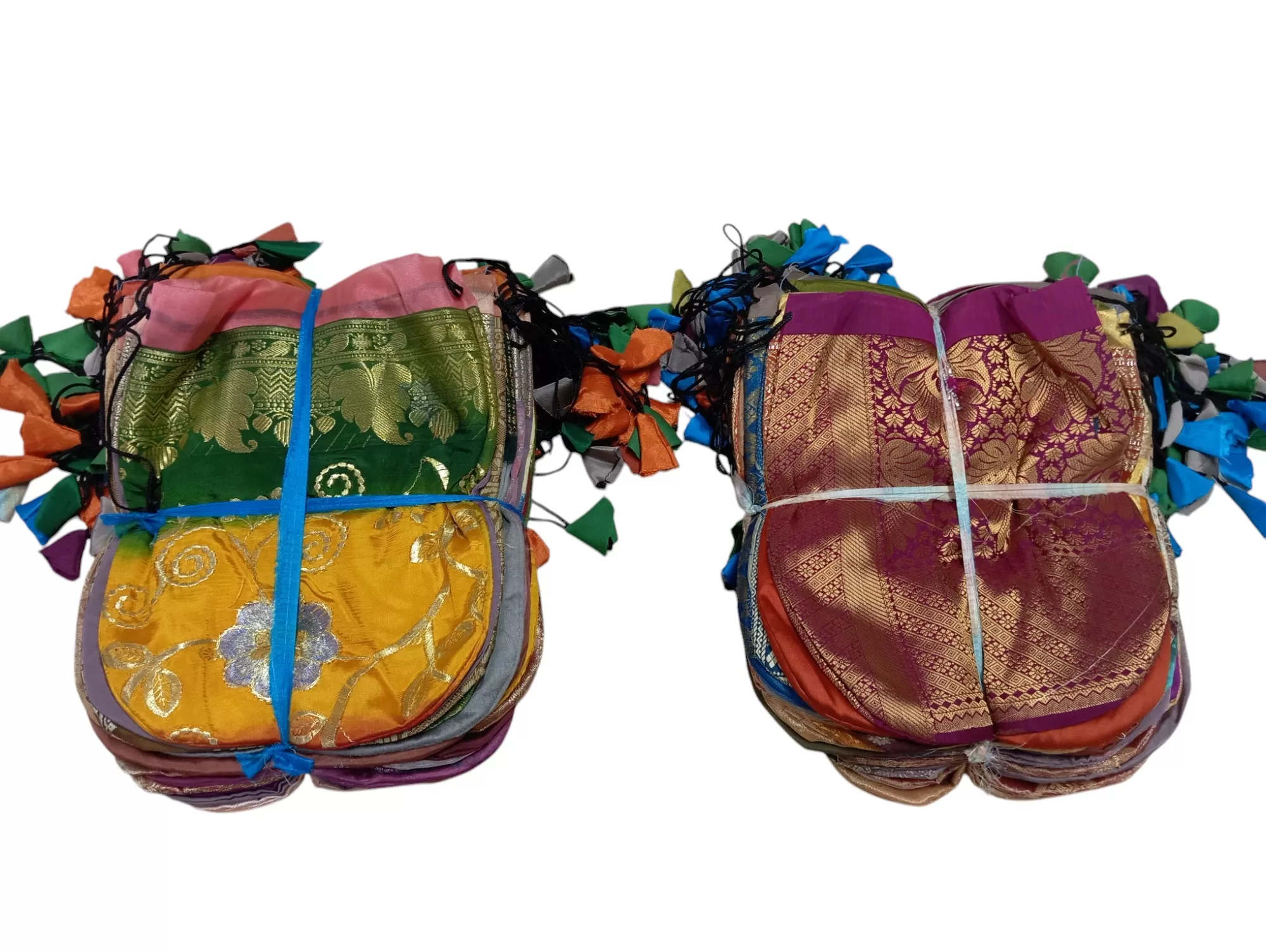 B-186: Silk Jewellery Pouch - Pack of 100 - Size : XL