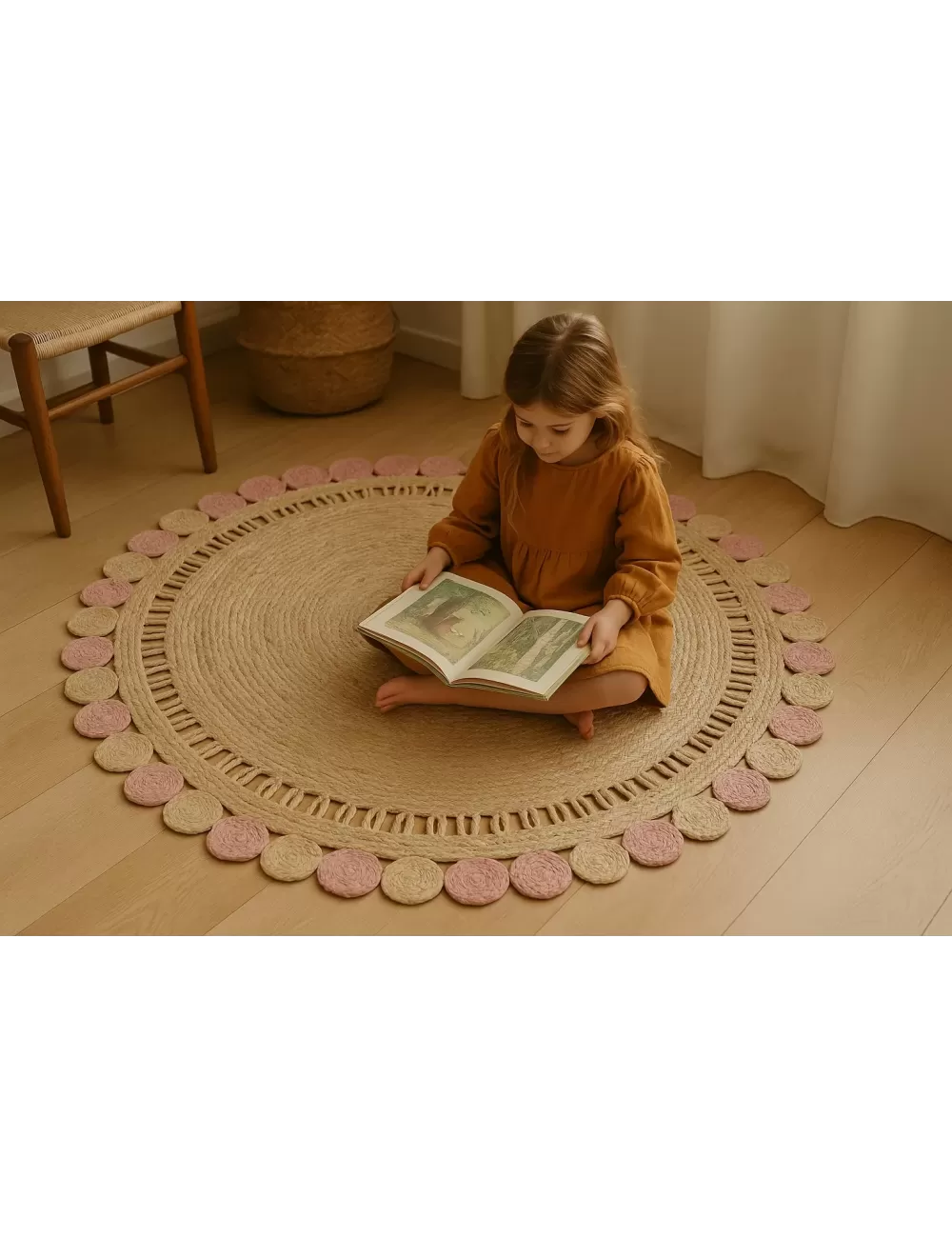 VR-07 : Jute Rug : 120 CM
