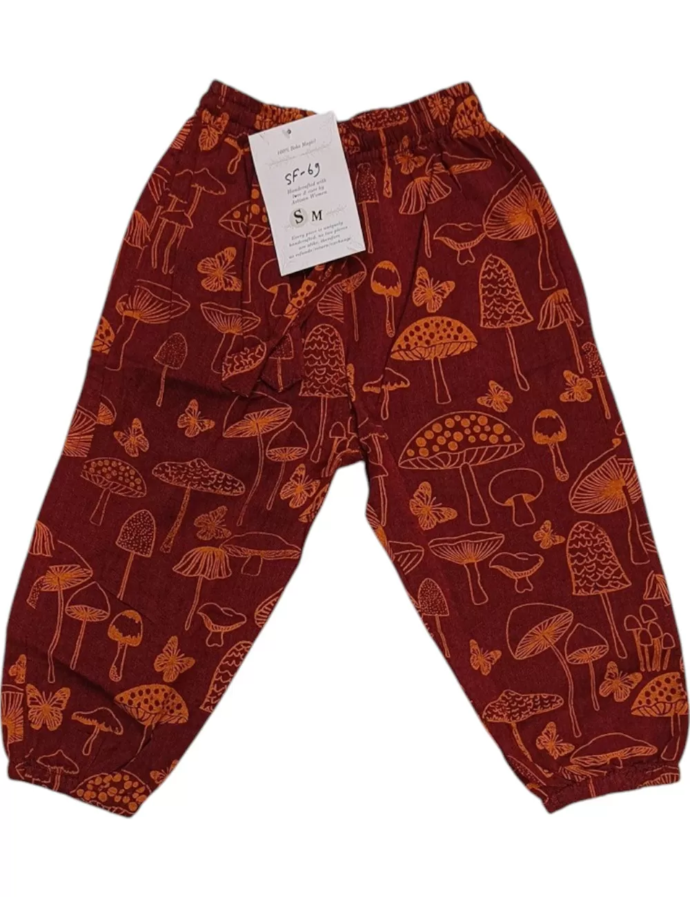 SF-69 : Kids Mushroom Ankle Cuffs Pants