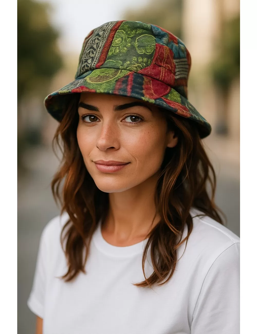 SF-77 : Hemp Patchwork Hats