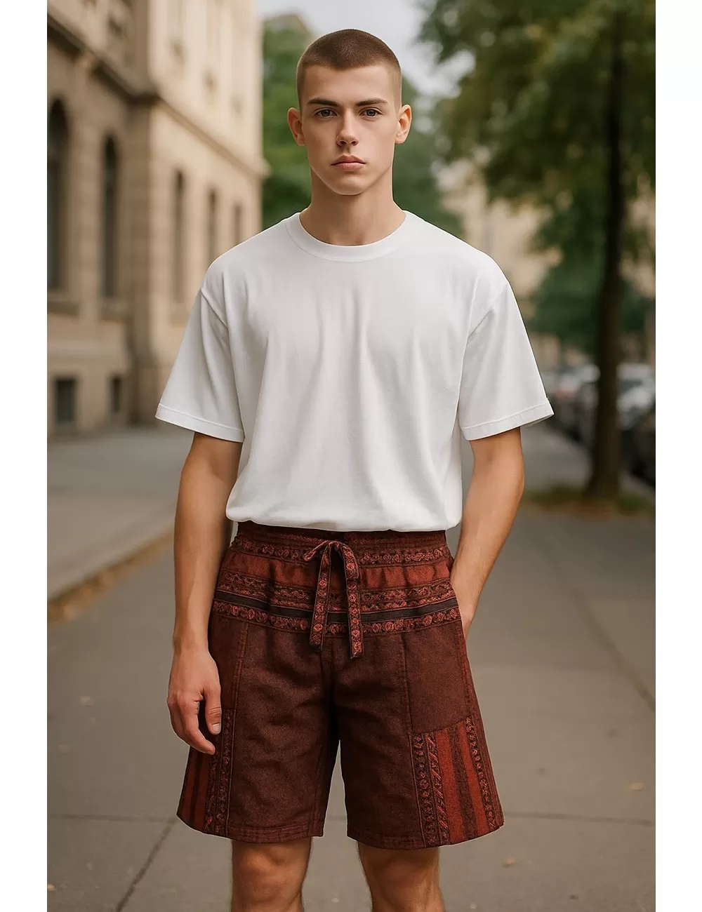 SF-57 : Shorts with Side Zippers