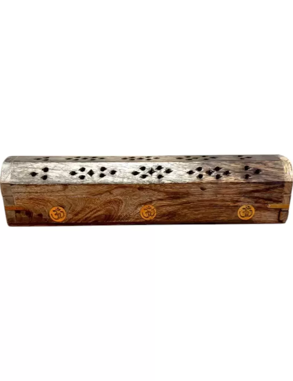 TBD: Wooden Incense Burner - Om Print