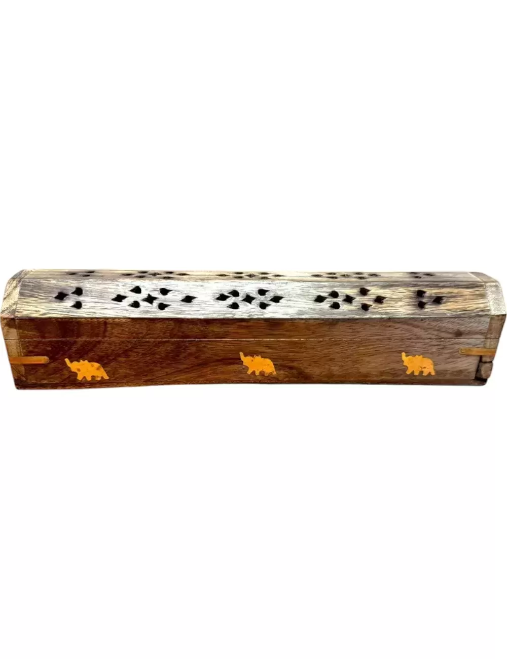 TBD: Wooden Incense Burner - Elephant Print