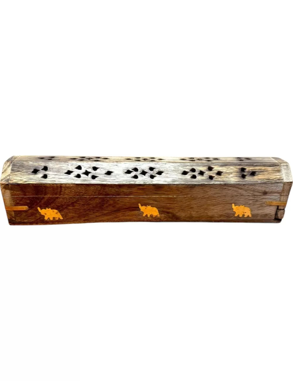 TBD: Wooden Incense Burner - Elephant Print