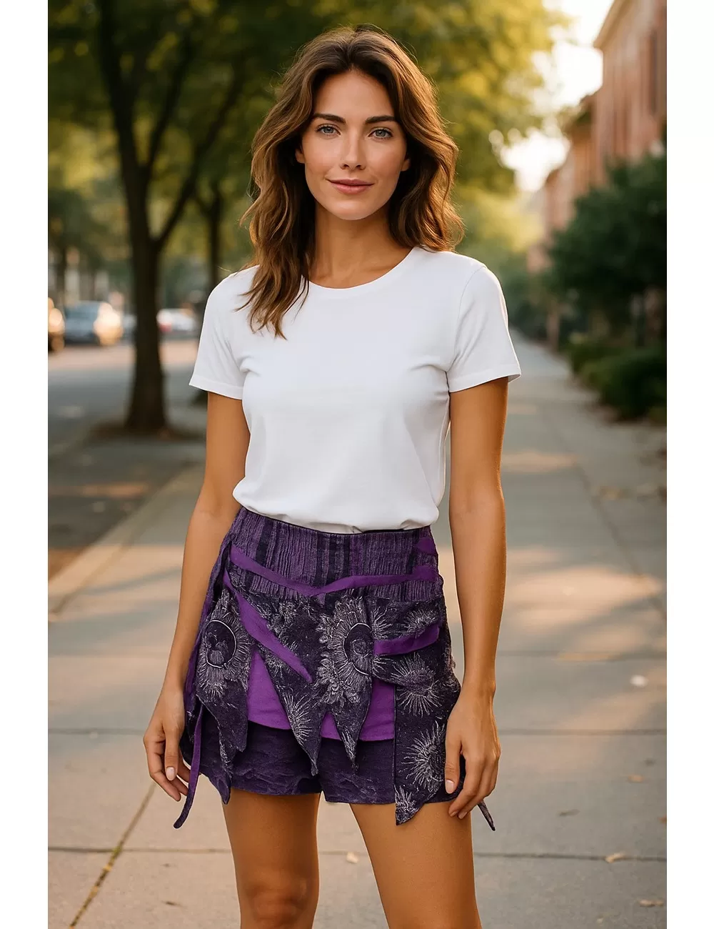 SF-65 : Layered Cotton Skirt